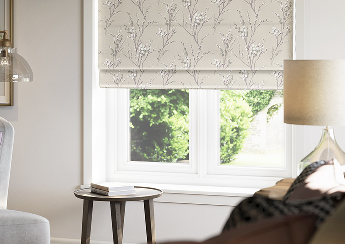 Laura Ashley Pussy Willow, Natural - Twist&Fit Roman Blind - Image 5